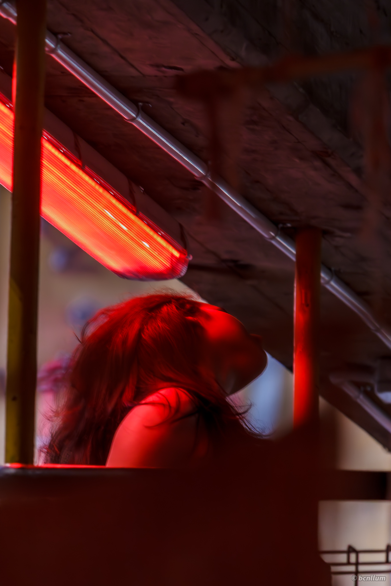 Woman Red Barcelona Photography